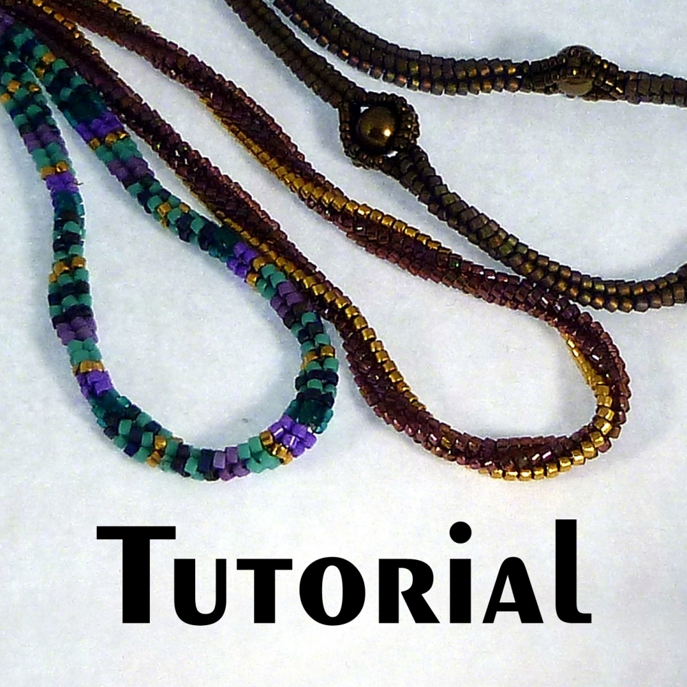 Herringbone Rope Pattern TUTORIAL Twisted Herringbone Rope PDF | Mikki Ferrugiaro Designs